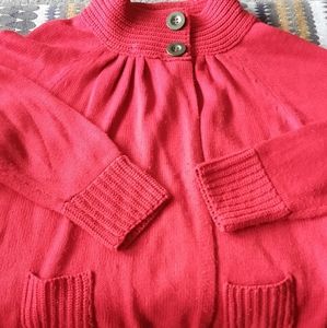 Red Wrap Sweater